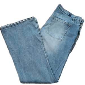 Steve & Barry’s Y2K Wide Leg Jeans Size 18R Blue Denim Mid Rise